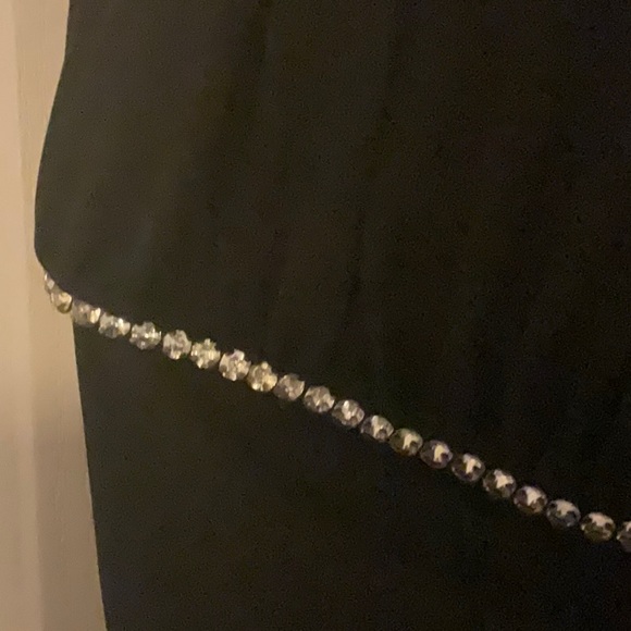 Betsy & Adam Formal Mesh Halter Dress - Picture 3 of 7